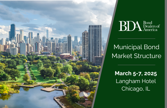 BDA's Municipal Bond Market Structure event flyer